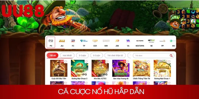 Trải nghiệm slot game ăn khách, ấn tượng